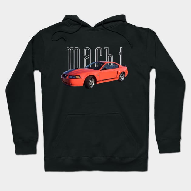 2004 Mustang Mach 1 Hoodie by Permages LLC